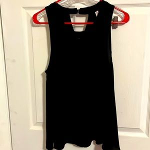 Sleeveless Black Women's Tank Top